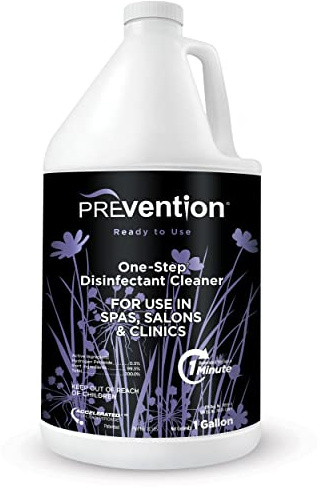 Prevention Ready-To-Use Disinfectant Cleaner – Surface Disinfecting & Cleaning Solution for Salons, Spas, Clinics – Hospital Grade, Gallon Refill – 1 Gallon (1 Pack)