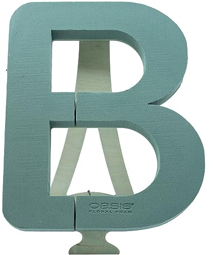 Flowerbox Oasis Steckschaum Bioline Buchstabe B 37cm Steckmasse Steckschwamm