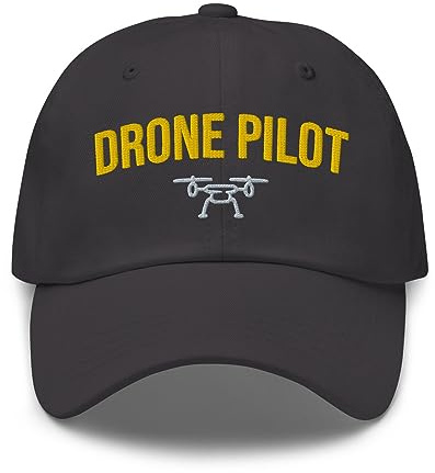 Cappello Drone Pilot, Cappellino da Baseball con Stampa Drone Pilot: Cappellino Uomo, Cappellino da Donna - Ideale per la Primavera e L'Estate. Resistente Raggi UV