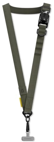 RHINOSHIELD Sangle de téléphone Boucle magnétique avec système d'attache ultra-rapide, boucles supplémentaires pour accrocher des accessoires(Adaptateur pour lanière de téléphone inclus)