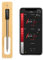 Towwoo Termometro per Carne Wireless, Termometro per Griglia Impermeabile IP67 da 50 m, Termometro per Arrosti per Forno Grill Girarrosto Friggitrice ad Aria, APP Compatibile IOS/Android