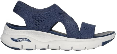 Skechers Dam Arch Fit Brightest DayARCH FIT LJUSTEST DAG, Marinblå stickad, 38 EU