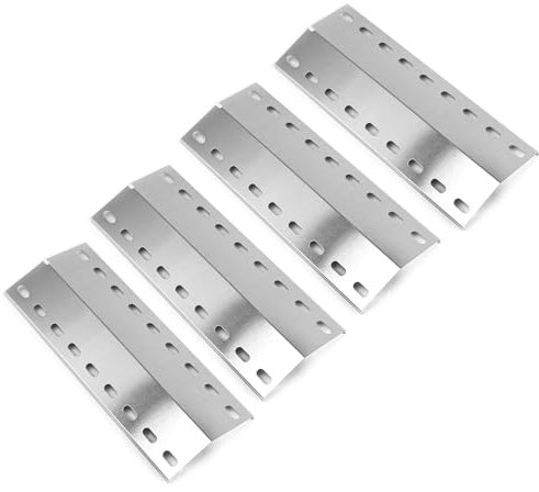 Denmay 39,5 cm Universal Brennerabdeckung Ersatzteile für Landmann Grillchef, Landmann Triton, Landmann Minton, Landmann Avalon, Grandhall Maxim GT4 (39,5 x 15 cm-4 Stück)