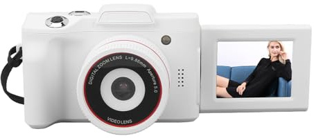 Kompakte Digitalkamera mit 16 fach Digitalzoom, 1080P Videofunktion, 16 MP Auflösung, Smart Reisekamera für Selfie und Vlogging, 2,4 Zoll HD Display
