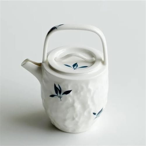 Teiere Set Di Teiere Pentola Giapponese In Porcellana Bianca Hammer Con Filtro Bollitore Per Tè Regalo 135ml Teiera In Ceramica Butterfly Orchid Dipinta A Mano Pura Teiera Set Da Tè