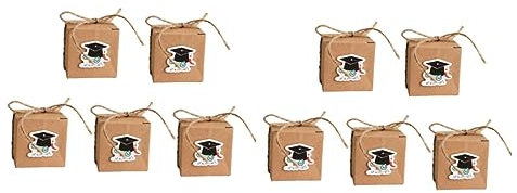 Cabilock 40 Stück Abschlussfeierzubehör Geschenkboxen Für Abschlussfeiern Geschenktüten Für Abschlussfeiern