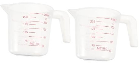 BESPORTBLE Taza Medidora de Plástico para Loros Bebés, 2 Piezas
