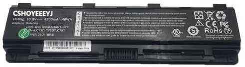 PA5109U-1BRS PA5108U-1BRS Battery for Toshiba Satellite C40 C50 C50D C50T C55 C55T C55D C55DT C75T C75DT L70 S70 Series Notebook Battery