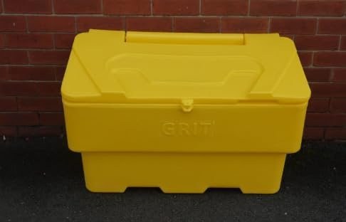 Pathfinder Lockable Yellow Grit Bin with 200 Litre/200 Kg Capacity