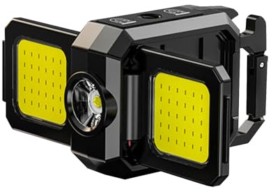 gifyym Torcia portachiavi portachiavi luce portachiavi | Luce portachiavi 5 modalità, mini pieghevole, ricaricabile, impermeabile, per chiavi di lavoro, zaini, uso esterno