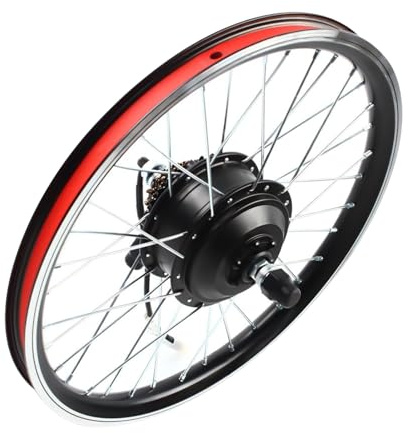binxun Ebike Umbausatz 20 Zoll 36V Elektrofahrrad Konversionskit mit 250W Motor & LED Display Leichtes Laufrad, Leichtes Hinterrad Umbausatz für Die Meisten Fahrradräder