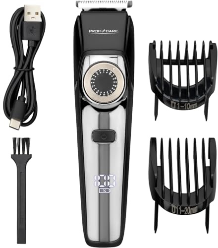 ProfiCare Tagliacapelli 1-20 mm | testa di rasatura in ceramica | 20 lunghezze | IPX6 | durata della batteria fino a 2 ore | tagliabarba | tagliacapelli | trimmer PC HSMR 3131