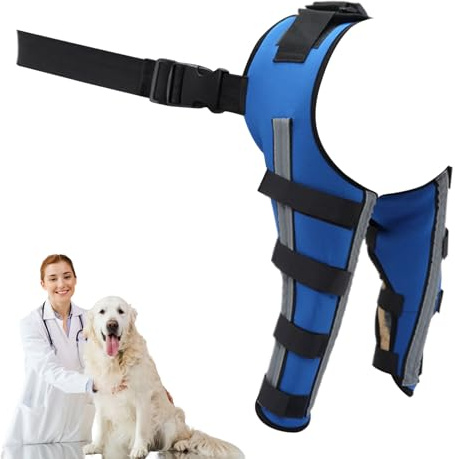 Orthopedic Brace for Dogs Adjustable Support Bracket | Dog Rear Leg Sleeve Support Wrap, Knee Wound Protection, Keeps Joints Stable, Fixation, Mobility for Weakness, Injury,