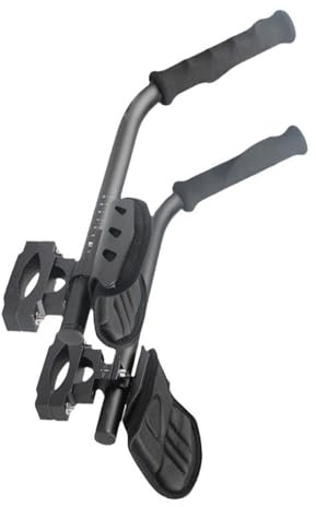 Javoryxh Extensión De Manillar Descanso para Bicicletas Aleación Aluminio Barra Reposabrazos para Triatlones Accesorios Ciclismo Bicicleta Montaña Duradera