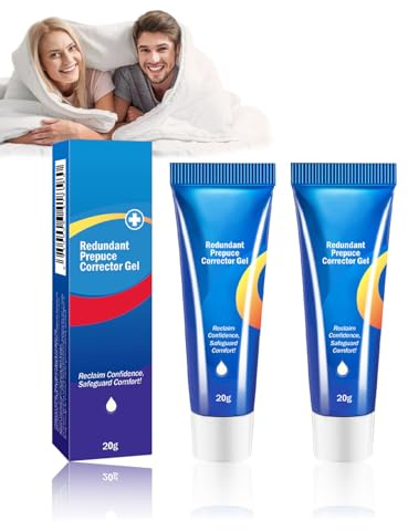 ZKUNL Gel Correttore per Prepuzio Ridondante,2Pcs Gel per Fimosi per Prepuzio,GEL Correttivo per Prepuzio Fimotico con Ingredienti Naturali,Idrata e Idrata la Pelle,Azione Delicata e Rapida