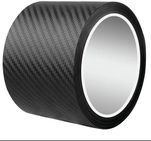WDJRUIRUI Rollo de Fibra de Carbono para Dacia Sandero Stepway AB Bj.2013-2020, de Protección de Bordes contra Arañazos de Pintura autoadhesiva Adhesivo Impermeable para Coche (7 x50cm)