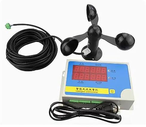 Toplionace Turmdrehkran Anemometer, Sensor Anemometer Marine Anemometer Wind Volumen Baustelle, Windfahne (Plastik)