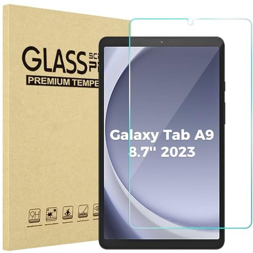 ProCase Protector de Pantalla para Samsung Galaxy Tab A9 (8.7)/ Galaxy Tab A11 2025 (8.7 Pulgadas) SM-X110/SM-X115/ SM-X133/SM-X135 Cristal Templado Film - Claro