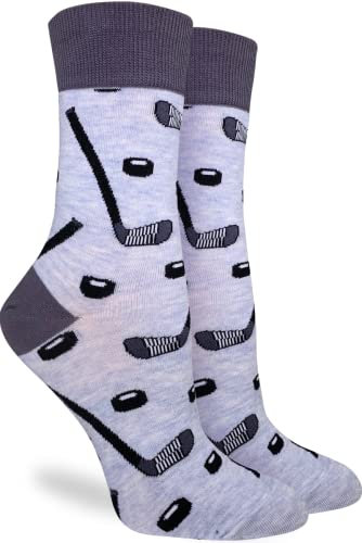 SJOAOAA Damen Sportsocken Erwachsene, Hockeyschläger und Pucks, One size