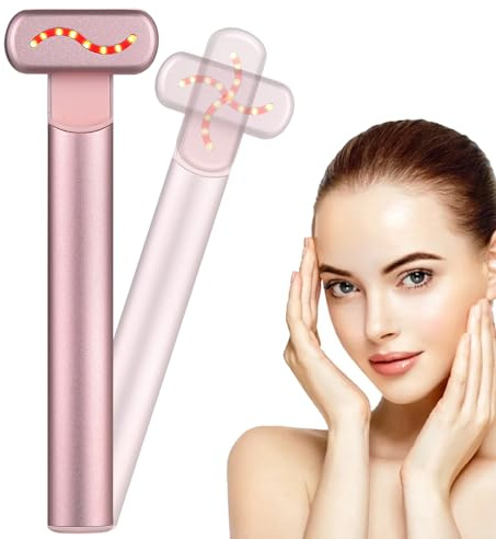 Massaggiatore Viso EMS Massaggiatore, Massaggiatore Occhi, Massaggiatore EMS Lifting Viso Rassodante per Tonificare il Viso, Anti-età e Cura, Elimina Occhiaie, Gonfiori e Rughe Oculari