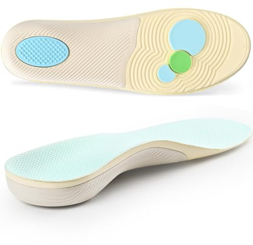 UFYVPKS Semelles orthopédiques de soutien de la voûte plantaire pour douleurs aux pieds, voûte plantaire tombée, surpronation, métatarsalgie, fasciite plantaire, bottes de travail pour homme et femme