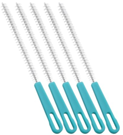 Cepillo para Agujeros de Raíz de Loto 5 Piezas Verde Nylon Plástico