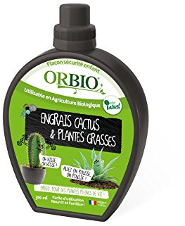 OR BRUN Engrais Cactus et Plantes Grasses, Vert, 300 ml