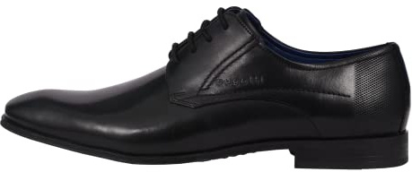 bugatti 311666051000, Zapatos de cordones derby Hombre, Negro (Schwarz 1000), 45 EU