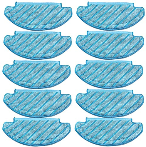 10 Reinigungstuch Wischtücher für Ecovacs DEEBOT OZMO N8, N8+, N8 Pro, N8 Pro+, für Ecovacs DEEBOT T8, T8+, T8 AIVI, T8 Max Roboter Staubsauger Zubehör Ersatzteile