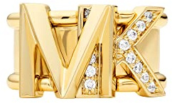Michael Kors - Premium Ring Goldton Messing für Damen MKJ7836710;8