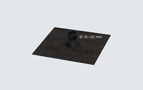 Siga Manschette Fentrim Manschette Kabelkanal Kabeldurchführung Dunstabzug schwarz (100-110 mm)
