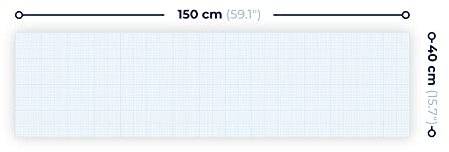 DEQORI personalisierte Glas-Magnettafel | 150x40 cm mit Foto | eigenes Bild | Memo-Board aus Glas | Magnetboard inkl. Magnete, Stift & Tuch für Küche & Büro | Tafel magnetisch & beschreibbar