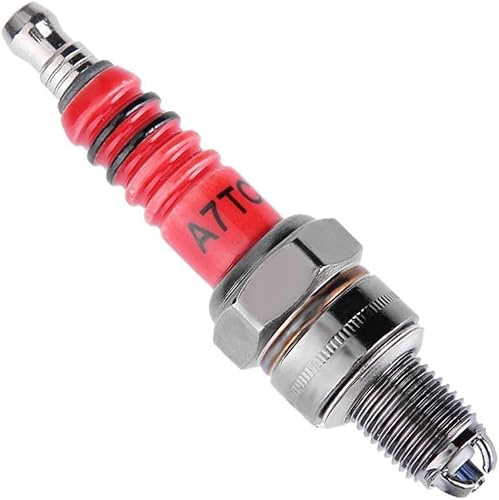 1 x 10 mm Iridium Zündkerze Cr7Hsa Atrtc 3-Elektrode kompatibel mit Gy6 50Cc-150Cc Scooter Motorrad