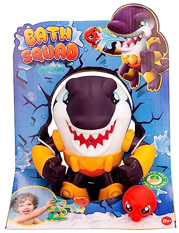 BLOOPIES Bath Squad Willy - Collectible Bath and Water Toy Un baleinier Qui pulvérise de puissants Jets d'eau de la Bouche pour Les Filles et Les Enfants à partir de 2 Ans