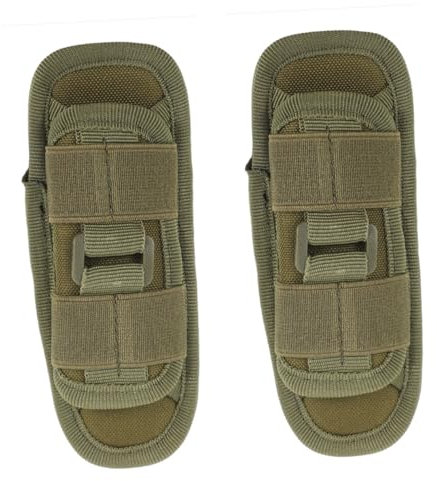 OSALADI 2 Stücke Taschenlampe Tasche Drehbare Gürtel Clip Nylon Taschenlampe Befestigungs Strap Für Jagd Camping