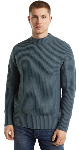 G-STAR Para Hombre Jersey Essential Knitted, Gris (axis D23731-D447-5781), L