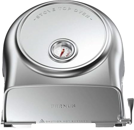 Cookinglife Pizza Forno Fernus & Friends - Per Fornello - Puro Alluminio Lucidato - Per Pizze ø 26 cm