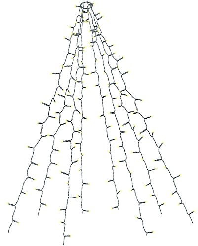 Lunartec Weihnachtsbaum-Überwurf-Lichterkette Versandrückläufer