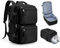 wassdins Easyjet Cabin Bag 45x36x20 New Easyjet Travel Backpack Carry On Hand Luggage Bag Small Underseat Cabin Bags Waterproof Rucksack for Men Women with Shoe Compartment, Fit 15.6 Inch Laptop