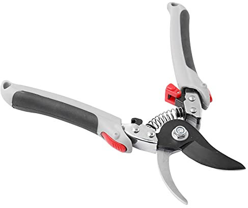 XAoSCd Cisailles À Haies De Jardin, Outils De Jardinage, Cisailles À Lame Droite Et Poignées en Aluminium, Taille-Haies Manuelles pour Couper Les Bordures De Buis Topiaires,