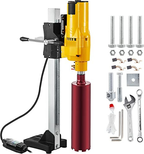 Vertikaler Diamant-Kernbohrständer 205 mm 255 mm Heavy Duty Engineering Bench Nass-/Trockenbetonbohrmaschine 3980 W 4450 W(205MM-3980W-Drill)