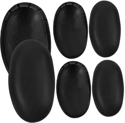 LALADEFIEE Protectores De Oídos Para Peluquería y Tinte De Cabello 3 Pares Talla Única Silicona Negra Unisex Para Salón y Ducha