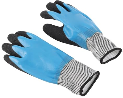 LICAEVEY Elektrisch Isolierte Handschuhe, 1000 V Spannungsbeständig, Elektriker-Hochspannungs-Gummihandschuhe, Rutschfestes Design für Heimdekoration, Zimmerei, Bau