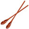2 cucharas de madera con mango largo, cucharas de madera pequeñas, cucharillas largas de madera, cucharas de miel, cucharas de madera, cucharas de café, cucharas de café, cucharas de madera para café,