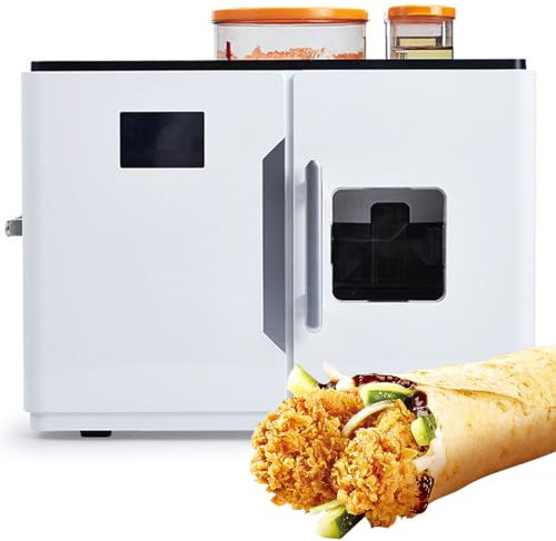 Electric Tortilla Maker & Roti Press, Fully Automatic Roti Maker, Electric Roti Maker, Intelligent Touch Screen, One Key to Make 20 Pcs/One Time for Chapati, Flour Tortilla, Dosa, Tawa