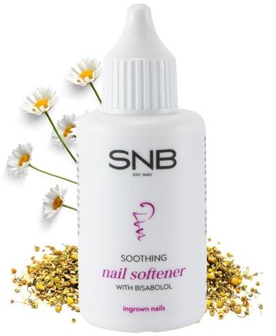 SNB Bisabolol professionellt sköljmedel 50 ml effektiv vård för inåtväxande tånaglar och härdade kanter, nagelbandssköljmedel och nagelplattan, professionell fotvård
