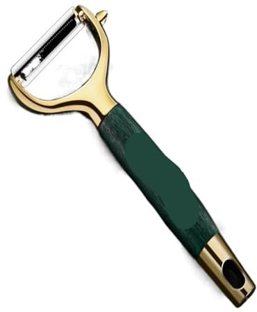 ETZRYSYB peeler Peeler Vegetable Peeler Wooden Handle Peeler For Potatoes Carrot Grater Kitchen Accessories(Green silver)