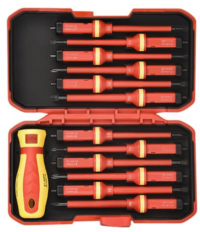 Set Cacciavite Isolato Da 13 Pc Con Elettricista Elettricista Elettrico Da 1000 V Utensili Isolati