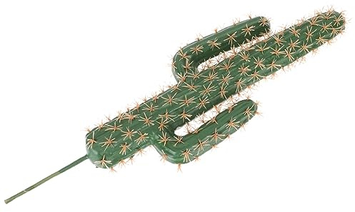 MUELODSIC Modelo De Cactus Artificial Sin Maceta 46 Cm, Planta Decorativa Simulada De Polivinilo, Diseño Realista para Interiores, Oficina, Escritorio y Decoración De Jardín