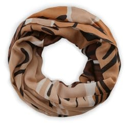 CODELLO Loop mit Tigerkopf-Motiven Farbe braun